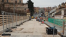 Oprava �pindlerova mostu v Roudnici nad Labem (únor 2026)