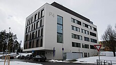 Nový pavilon P4, který Fakultní nemocnici Olomouc pom��e s lé�bou onkologických...