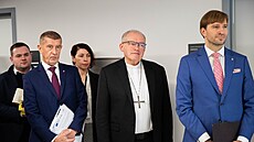 Slavnostního otev�ení pavilonu P4 ve FNOL se krom� Babi�e a Vojt�cha zú�astnil...