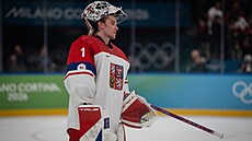 Luká� Dostal po proh�e v olympijském �tvrtfinále s Kanadou.