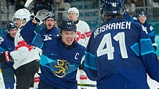 Finská radost v zápase se �výcarskem.