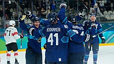 Finská radost v zápase se �výcarskem.