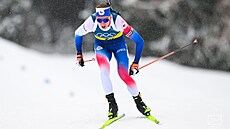 Petr Hák v závod� mu�ské �tafety na zimních olympijských hrách.