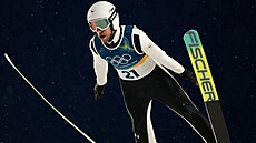 Roman Koudelka b�hem zku�ebního kola p�ed závodem na velkém m�stku