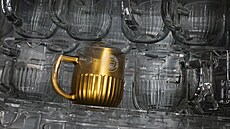 Zlatý p�llitr Budvaru na Olympijském festivalu v �eských Bud�jovicích � symbol...