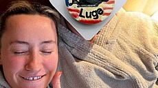 Americká sá�ka�ka Sophia Kirkbyová b�hem zimních olympijských her v Cortin�,...