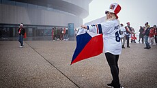 Fanou�ci p�ed zápasem se �výcarskem (15. února 2026)