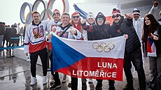 Fanou�ci p�ed zápasem se �výcarskem (15. února 2026)