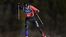 �eský závodník Ji�í Tu� v týmovém sprintu mu�� (18. února 2026)