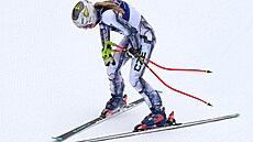 Ester Ledecká ve spodní �ásti trati chybovala, nechala se rozhodit, upadla a...