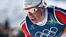 Norský b�ec na ly�ích Johannes Hösflot Klaebo získal v závod� na 10 km voln�...