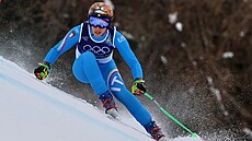 Italka Federica Brignoneová vít�zí v super-G �en. (12. února 2026)