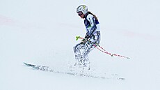 Ester Ledecká b�hem závodu v super-G (12. února 2026)