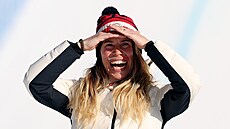 Eva Adamczyková vybojovala ve snowboardcrossu olympijské st�íbro. (13. února...