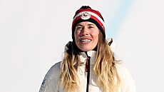 Eva Adamczyková vybojovala ve snowboardcrossu olympijské st�íbro. (13. února...