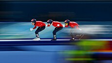 Sigurd Holbo Dyrset, Sigurd Henriksen a Didrik Eng Strand z Norska v akci b�hem...