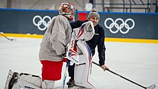 �eský tým absolvoval v Milán� trénink v kompletním slo�ení. Na snímku Daniel...