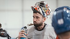 �eský tým absolvoval v Milán� trénink v kompletním slo�ení. Na snímku Daniel...