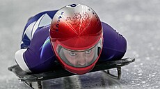 Skeletonistka Anna Fernstädtová vyjí�dí v kategorii jednotlivci - �eny. (13....