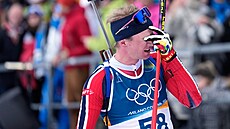 Johan-Olav Botn vst�ebává své vít�zství ve vytrvalostním závod�.