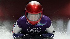 Anna Fernstädtová v olympijském korytu.