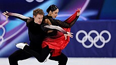 Madison Chocková a Evan Bates ve svém volném tanci.