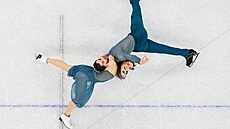 Laurence Fournierová Beaudryová a Guillaume Cizeron ve volném tanci.