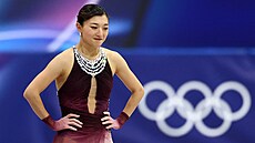 Kaori Sakamotová po své poslední jízd� v karié�e.