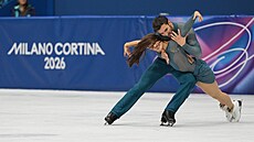 Laurence Fournierová Beaudryová a Guillaume Cizeron ve volném tanci.