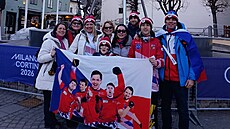 �eským curler�m p�ijely fandit celé rodiny.