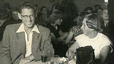 Bruno Lamm a jeho man�elka Regina, se kterou se o�enil v Liberci po válce.