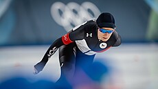 Martina Sáblíková na její poslední olympiád� v Milán�. (12. února 2026)