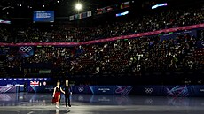 Kate�ina Mrázková a Daniel Mrázek reprezentující �eskou republiku v...