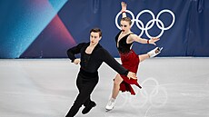 Daniel Mrázek a Kate�ina Mrázková p�i volných tancích. (11. února 2026)