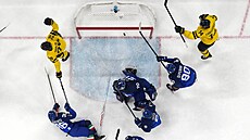 St�ela �véda Williama Nylandera skon�ila v italské brance. (11. února 2026)