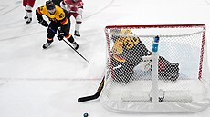 St�ela Dán� blízko k n�mecké brance. (12. února 2026)