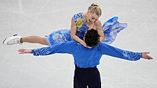 Kanad�tí krasobrusla�i Piper Gillesová Paul Poirier. (11. února 2026)