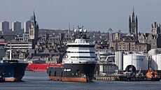 Pohled na m�sto Aberdeen (11. února 2026).