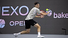 Taylor Fritz v semifinále turnaje v Dallasu.