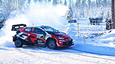 Elfyn Evans b�hem �védské rallye