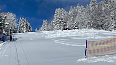 Ve Skiareálu Kubova Hu� díky novému sn�hu znovu otev�eli sjezdovku Pod...