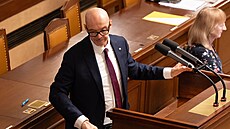 Ministr kultury Oto Klempí� za Motoristy sob� p�i jednání o rozpo�tu na rok...