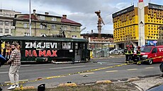 Jeden mrtvý a dva zran�ní po vykolejení tramvaje v Sarajevu