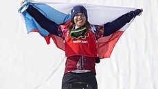 Eva Hadamczyková, v roce 2014 je�t� Samková, získala v So�i 2014 zlatou ve...