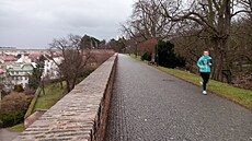 Vy�ehradské bastiony, kde se film také natá�el.