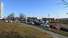 Parkovi�t� v m�stské �ásti Brno-Nový Lískovec, na jeho� míst� vyroste parkovací...