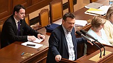 Sch�ze Poslanecké sn�movny. Na snímku poslanec Martin Baxa (ODS). (11. února...