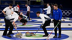 �e�tí curle�i v zápase �esko vs. Itálie. (15. února 2026)