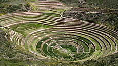 Archeologické nalezi�t� Moray v Posvátném údolí poblí� Cuzca. (21. �íjna 2016)