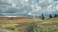 Stavba leti�t� v peruánském m�st� Chinchero. (1. listopadu 2021)